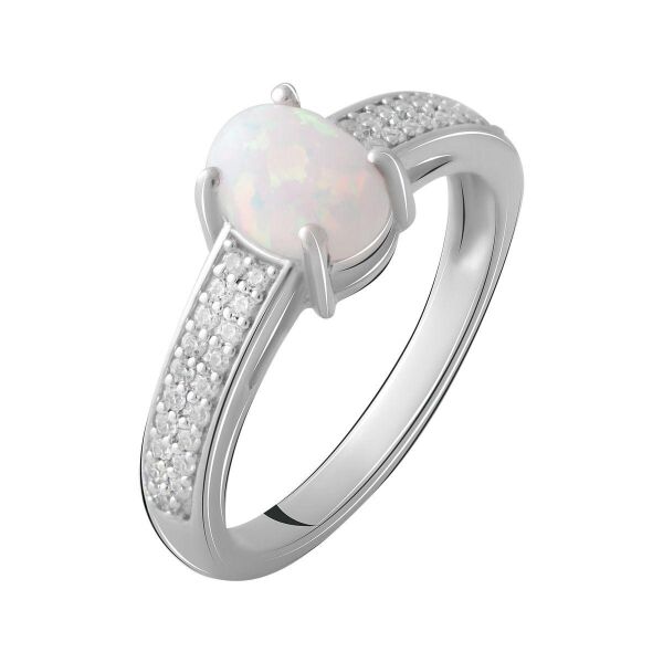 

Серебряное кольцо GS с опалом 1.753ct (2069195) 18 размер