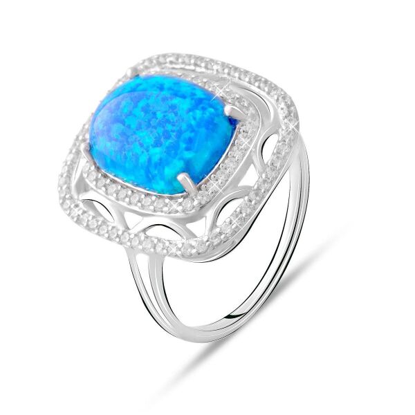 

Серебряное кольцо GS с опалом 2.135ct (2075103) 17.5 размер