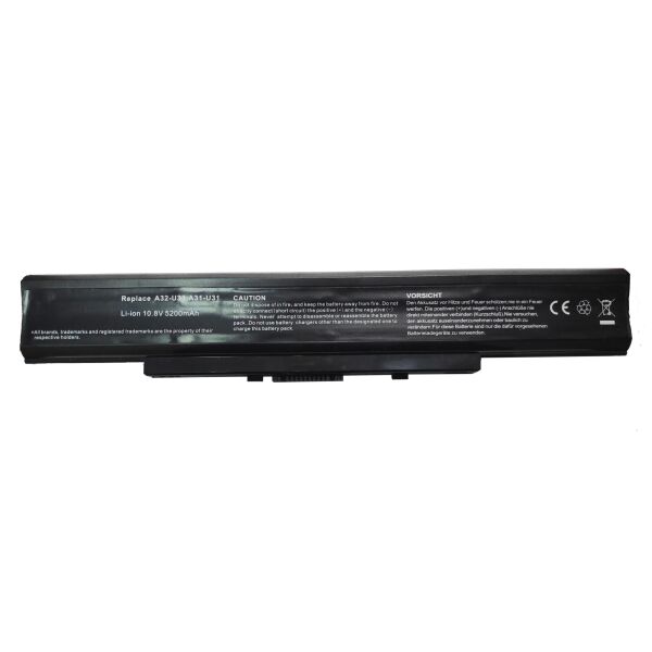 

Аккумулятор для ноутбука Asus 5200мАч A32-U31, A42-U31, Asus U31, Asus U41