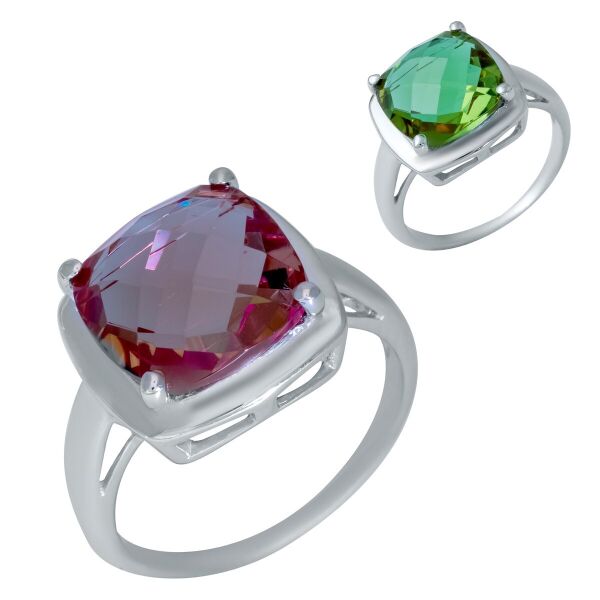 

Серебряное кольцо GS с Султанит султанитом 4.975ct (1948484) 17 размер