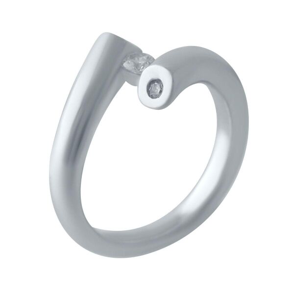

Серебряное кольцо GS с фианитами (2029540) 16 размер