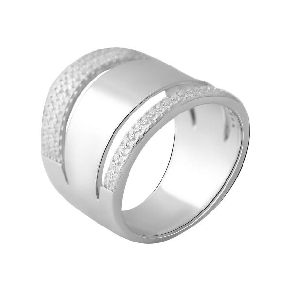 

Серебряное кольцо GS с фианитами (2056706) 18.5 размер