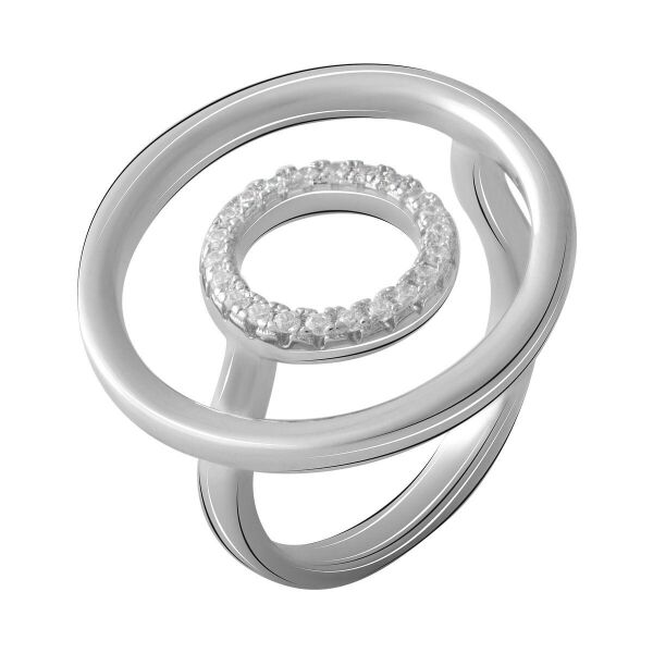 

Серебряное кольцо GS с фианитами (2066491) 17.5 размер