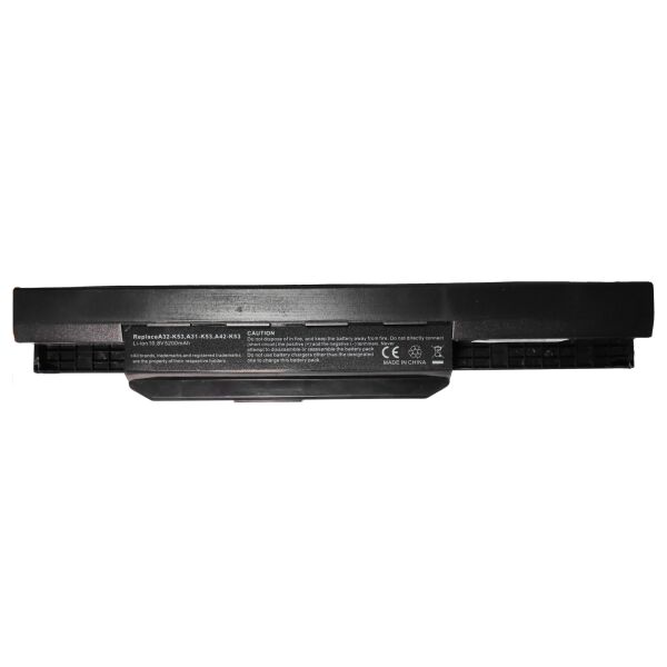 

Аккумулятор для ноутбука Asus 5200мАч 10,8В-11,1В A31-K53, A32-K53, A41-K53, A42-K53, Asus K43, Asus K53