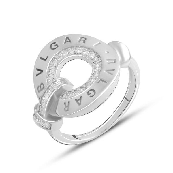 

Серебряное кольцо GS с фианитами (2079606) 16.5 размер