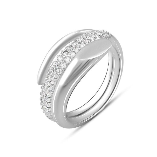 

Серебряное кольцо GS с фианитами (2085423) 16.5 размер