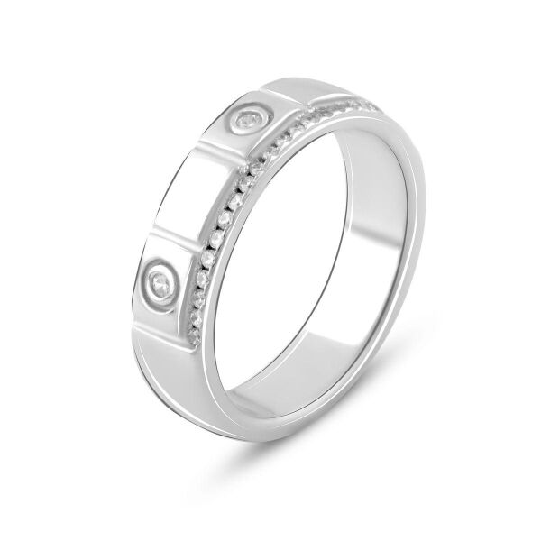 

Серебряное кольцо GS с фианитами (2085485) 18 размер