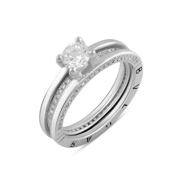 

Серебряное кольцо GS с фианитами (2094197) 16.5 размер