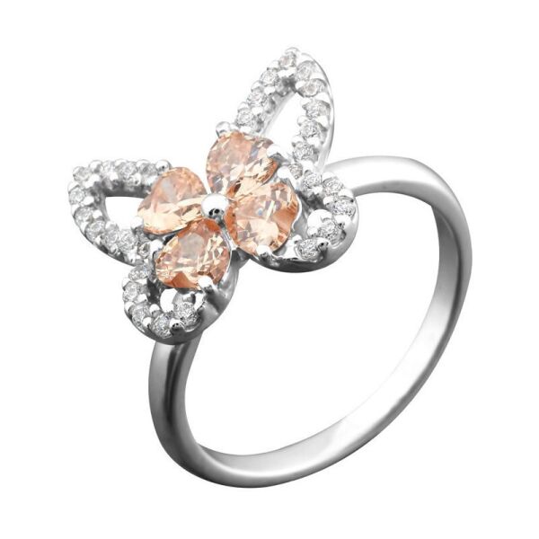 

Серебряное кольцо Бабочка