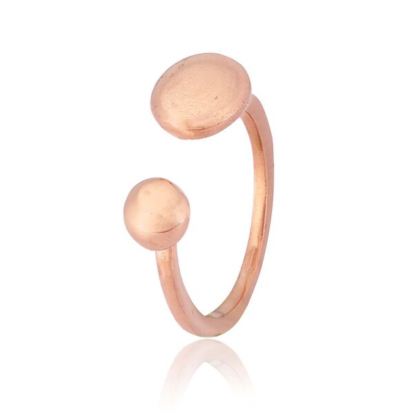 

Серебряное кольцо в позолоте - К4/468