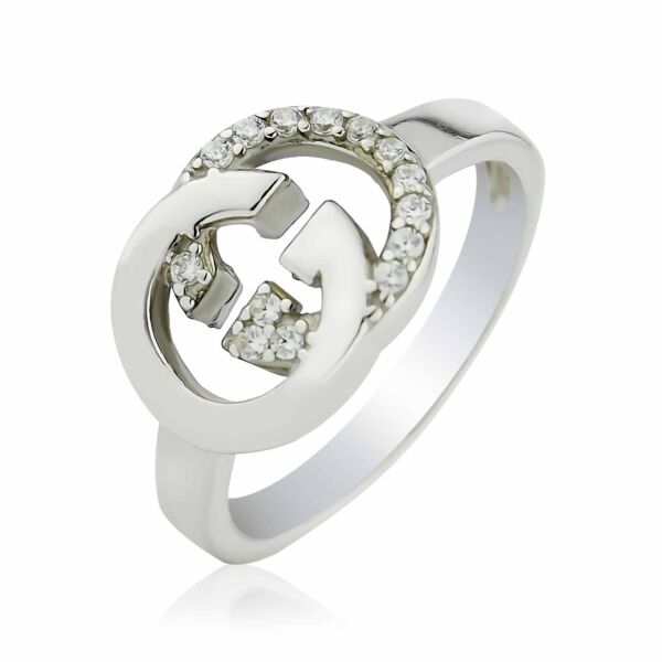 

Серебряное кольцо женское с фианитами 1638-1p-cz