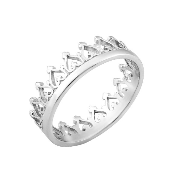 

Серебряное кольцо Корона