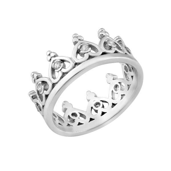 

Серебряное кольцо Корона