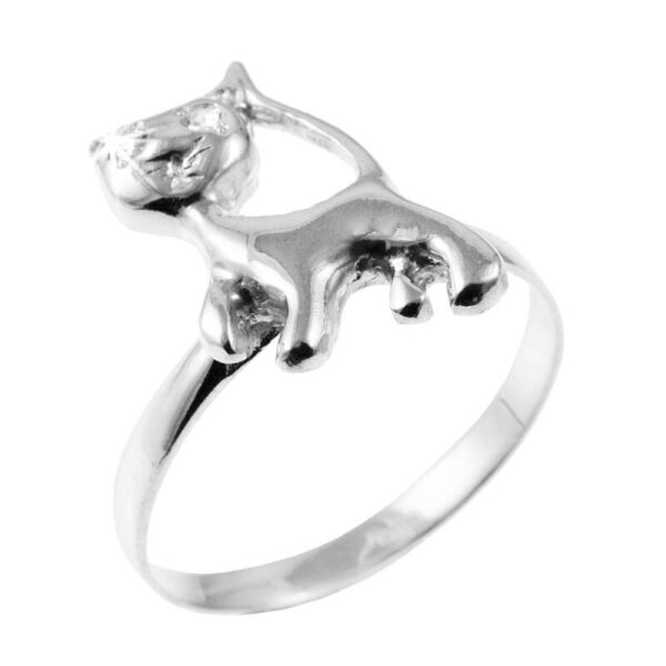 

Серебряное кольцо Кот