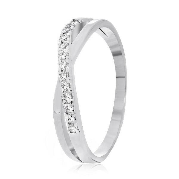 

Серебряное кольцо с фианитом К2Ф/750 - 17,5