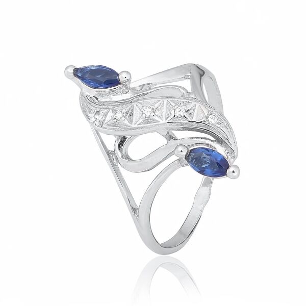 Серебряное кольцо с фианитом К2ФС/149 - 21