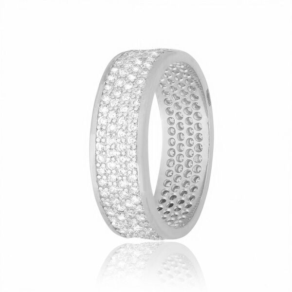 

Серебряное кольцо с фианитом КК2Ф/373 - 19,5