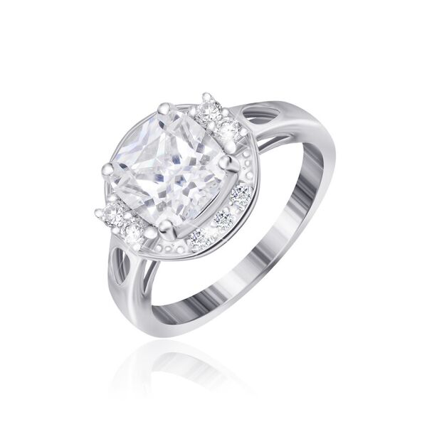 

Серебряное кольцо с фианитом КК2Ф/395 - 16,5