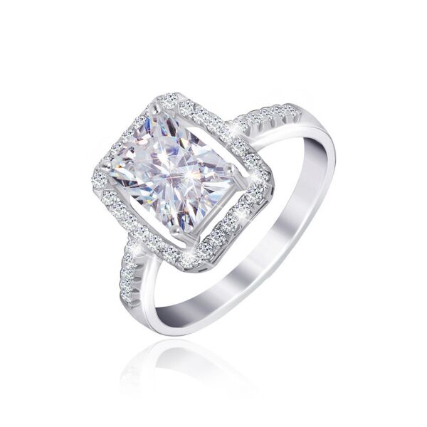 Серебряное кольцо с фианитом КК2Ф/430 - 16,5