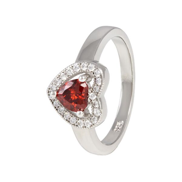 

Серебряное кольцо с фианитом КК2ФГ/474 - 16