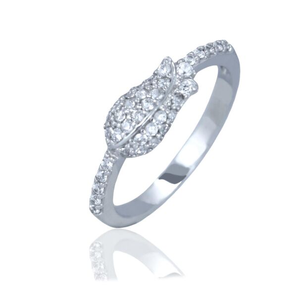 

Серебряное кольцо с цветком 1096-1p-cz