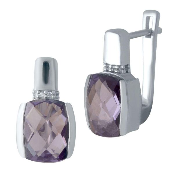 

Серебряные серьги GS с александритом 6.92ct (2017509)