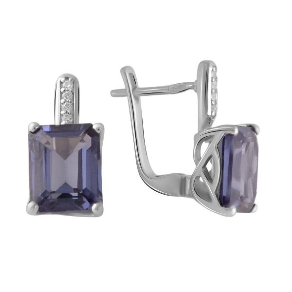 

Серебряные серьги GS с александритом 9.5ct (2050278)