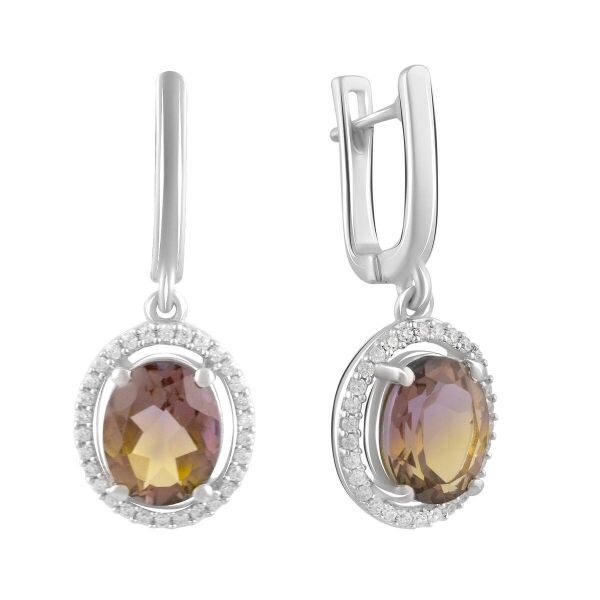 

Серебряные серьги GS с аметрином nano 4.263ct (2088158)