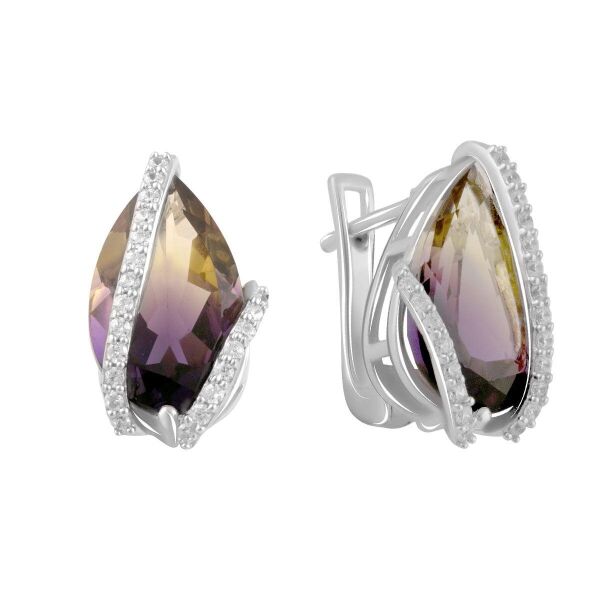 

Серебряные серьги GS с аметрином nano 8.05ct (2088806)