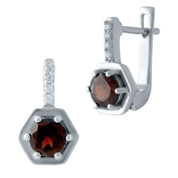 

Серебряные серьги GS с натуральным гранатом 1.375ct (1971444)