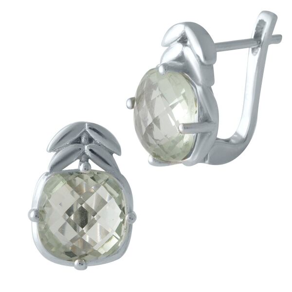 

Серебряные серьги GS с натуральным зеленим аметистом 7.01ct (1995426)