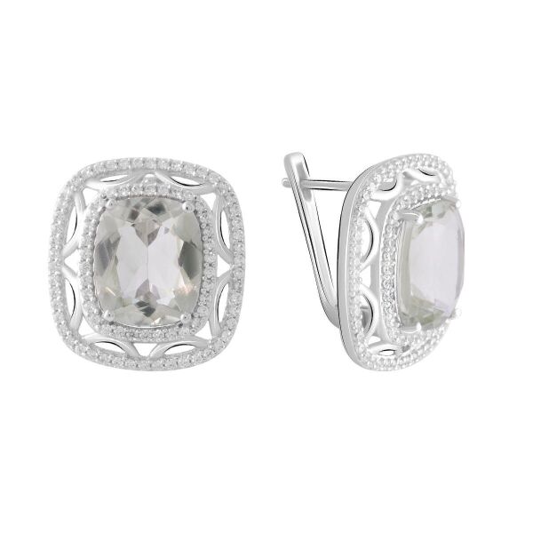 

Серебряные серьги GS с натуральным зеленим аметистом 8.6ct (2074755)
