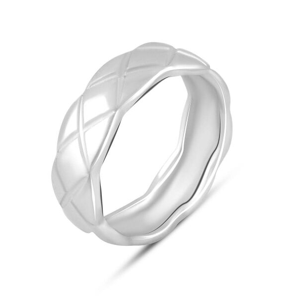 

Серебряное кольцо GS без камней (2085454) 16.5 размер