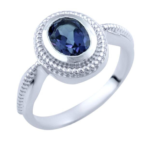 

Серебряное кольцо GS с александритом (1765364) 17 размер