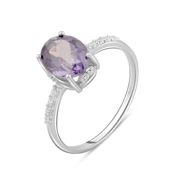 

Серебряное кольцо GS с александритом 4.65ct (2098638) 18 размер 1.97, 17