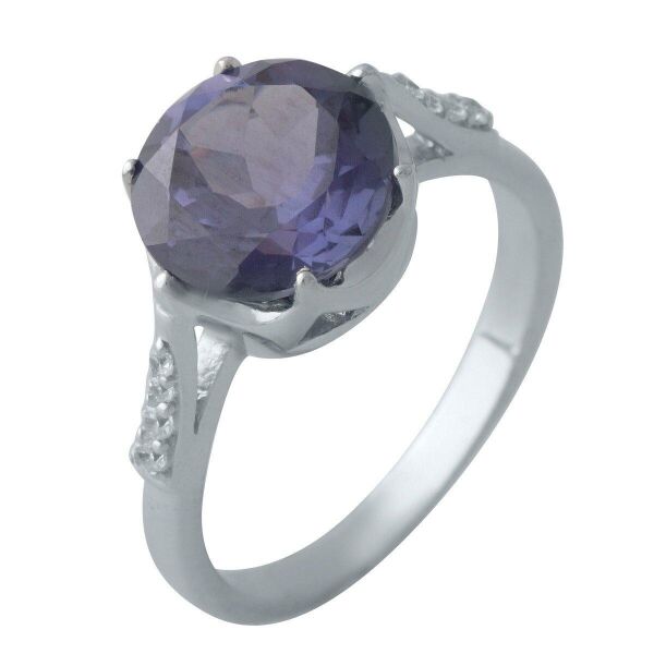 

Серебряное кольцо GS с александритом 4.87ct (2002338) 17.5 размер