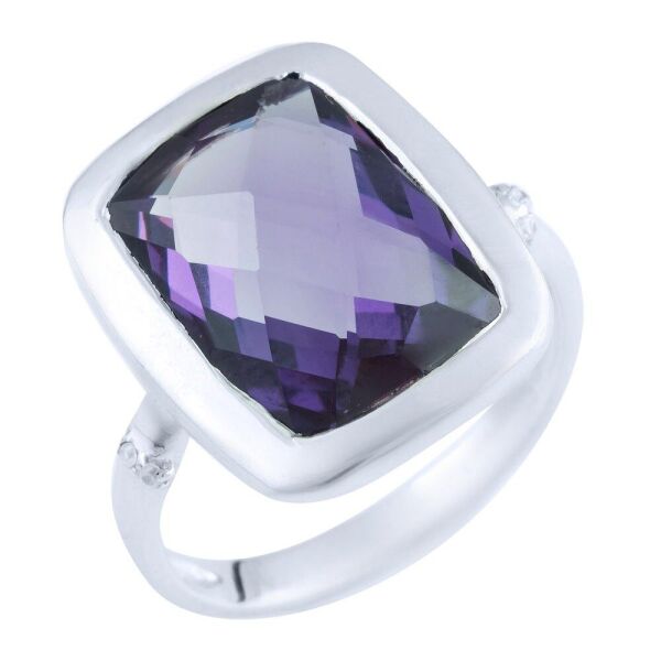 

Серебряное кольцо GS с александритом 8.742ct (1892381) 17.5 размер