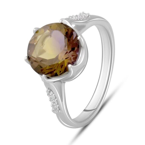 

Серебряное кольцо GS с аметрином nano (2089056) 18 размер