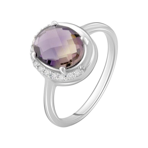

Серебряное кольцо GS с аметрином nano 2.063ct (2088660) 18.5 размер