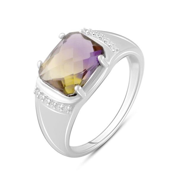 

Серебряное кольцо GS с аметрином nano 2.663ct (2088516) 17.5 размер