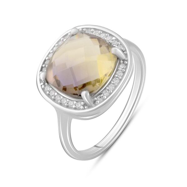 

Серебряное кольцо GS с аметрином nano 3.383ct (2088592) 17.5 размер