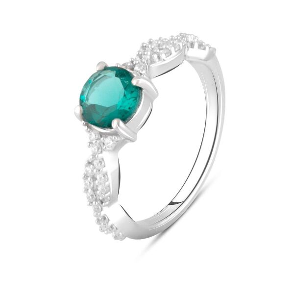 

Серебряное кольцо GS с изумрудом nano 0.65ct (2092483) 16.5 размер