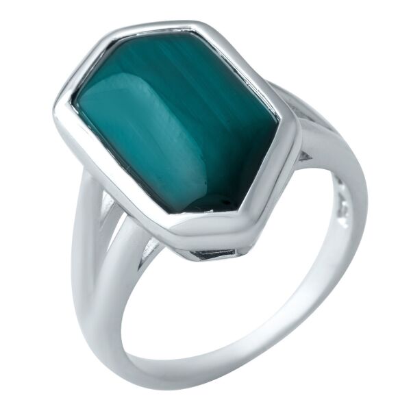 

Серебряное кольцо GS с кошачьим глазом (1927588) 18.5 размер