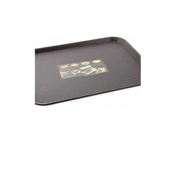 

Поднос"Антислип"прямоугольный кофейного цвета 457*356*20 мм (шт)