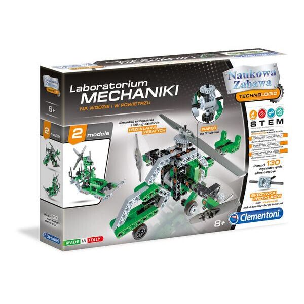 

Обучающий конструктор Лаборатория механики В воздухе и на воде Clementoni 60953