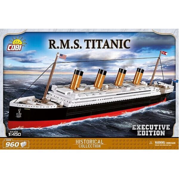 

Обучающий конструктор Круизный лайнер RMS Titanic в масштабе 1/450 Лимитированная серия COBI-1928