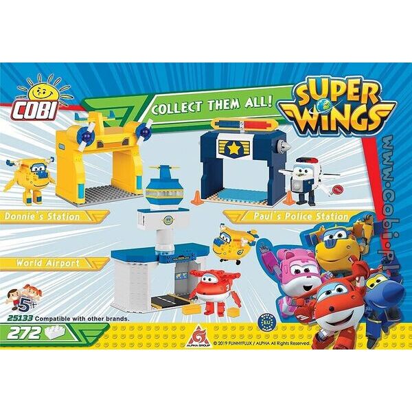 

Обучающий конструктор Jett's Station 272 kl. Super Wings СОВІ 25133