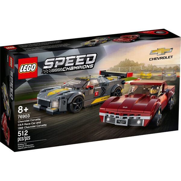 

Конструктор LEGO Speed Champions Chevrolet Corvette C8.R Race Car and 1968 Chevrolet Corvette 76903