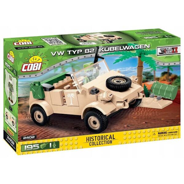 

Обучающий конструктор VW Kubelwagen Type 82 СOBI 2402