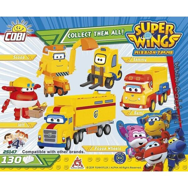

Обучающий конструктор Śrubek 130 kl. Super Wings СОВІ 25147